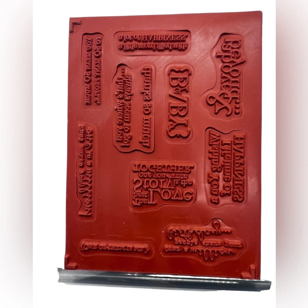 NEW Stampin’ Up! “One in a Million” Rubber Stamp Set of 10. Retired.  Set 126382 - Picture 3 of 6